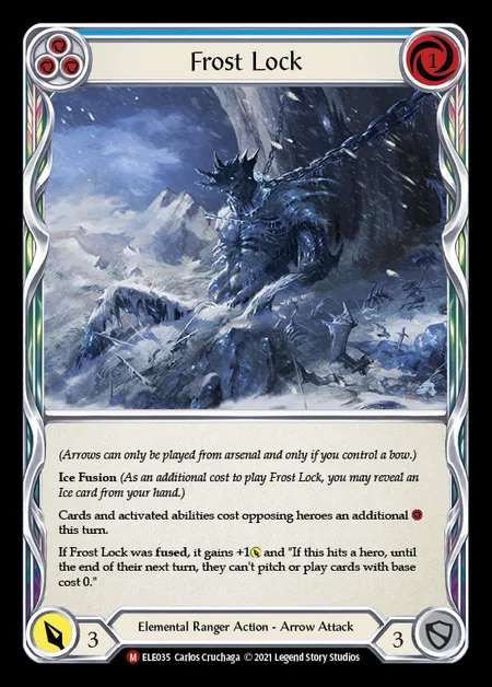 [Elemental Ranger] Frost Lock [1st-ELE035-M]
