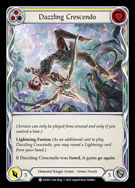 [Elemental Ranger] Dazzling Crescendo [1st-ELE054-C] (yellow)