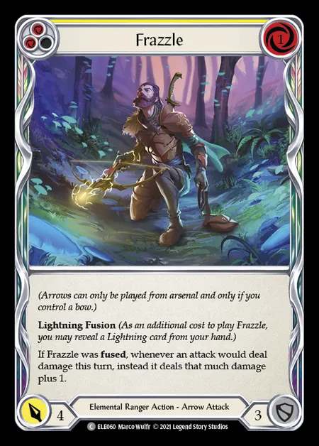 [Elemental Ranger] Frazzle [1st-ELE060-C] (yellow)