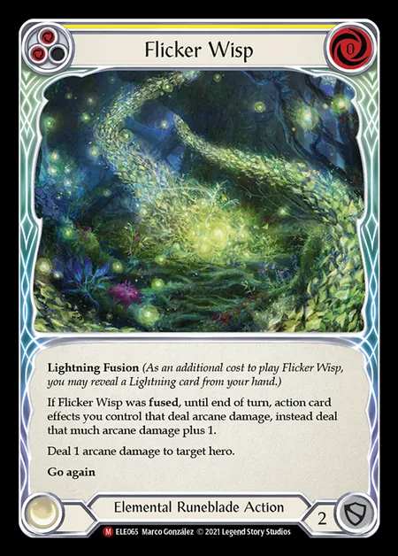 [Elemental Runeblade] Flicker Wisp [1st-ELE065-M]