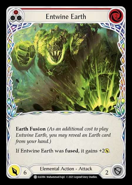 [Elemental] Entwine Earth [1st-ELE094-C] (red)