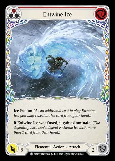 [Elemental] Entwine Ice [1st-ELE097-C] (red)