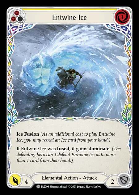[Elemental] Entwine Ice [1st-ELE098-C] (yellow)