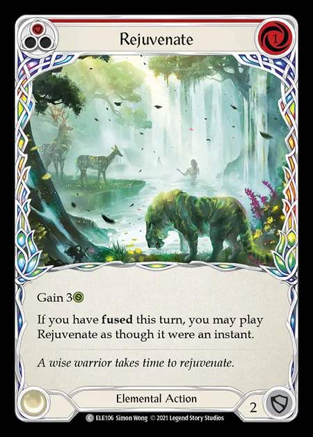 [Elemental] Rejuvenate [1st-ELE106-C] (red)