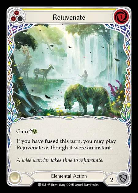 [Elemental] Rejuvenate [1st-ELE107-C] (yellow)