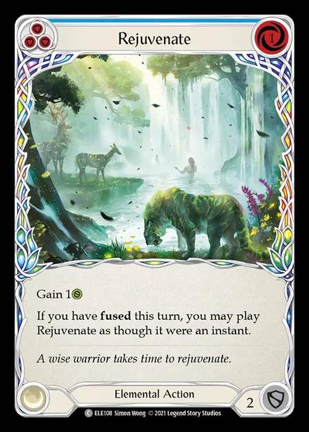[Elemental] Rejuvenate [1st-ELE108-C] (blue)