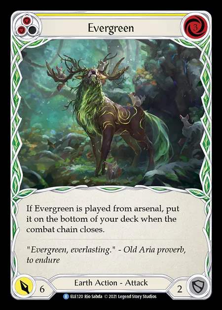 [Earth] Evergreen [1st-ELE120-R] (yellow)