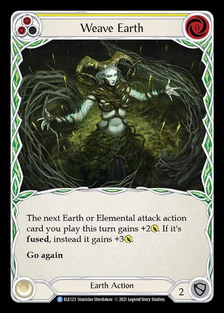 [Earth] Weave Earth [1st-ELE123-R] (yellow)