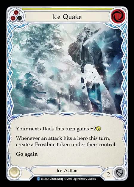 [Ice] Ice Quake [1st-ELE152-R] (yellow)