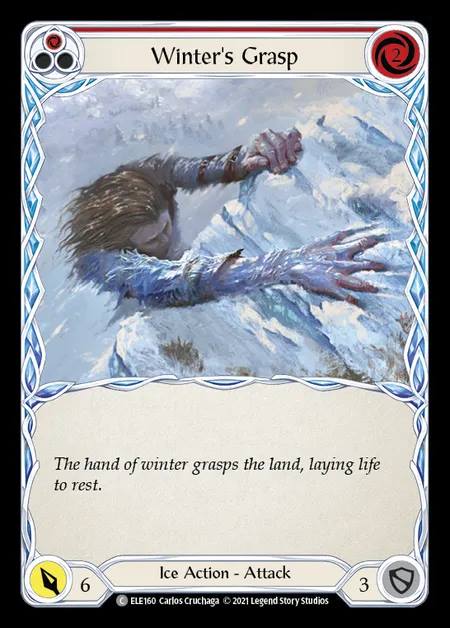 [Ice] Winter's Grasp [1st-ELE160-C] (red)