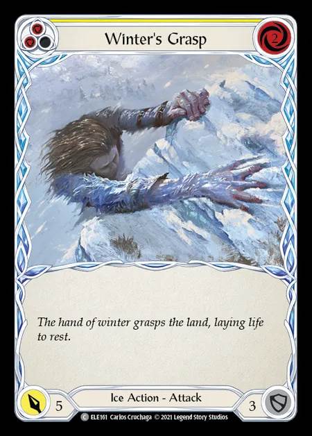 [Ice] Winter's Grasp [1st-ELE161-C] (yellow)
