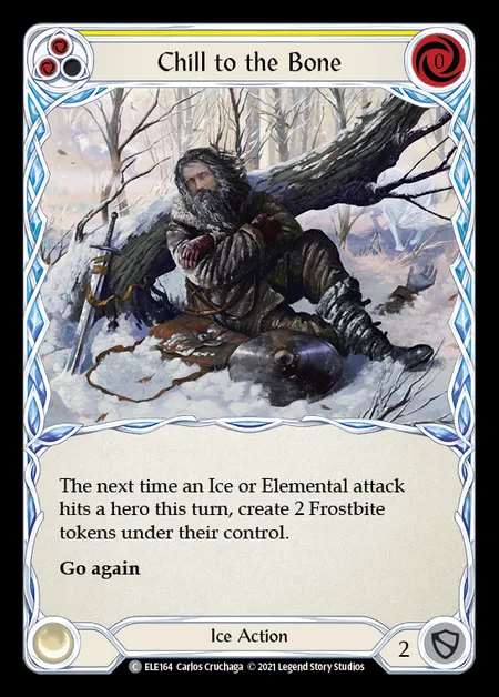 [Ice] Chill to the Bone [1st-ELE164-C] (yellow)