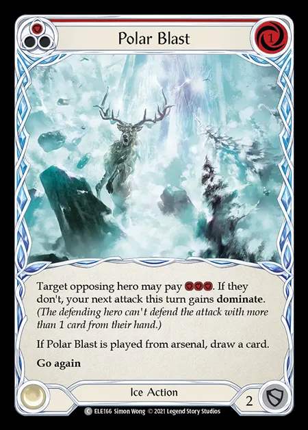 [Ice] Polar Blast [1st-ELE166-C] (red)