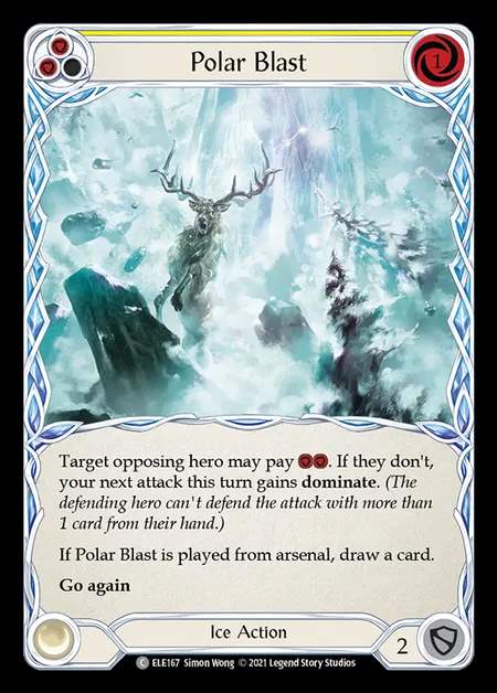 [Ice] Polar Blast [1st-ELE167-C] (yellow)