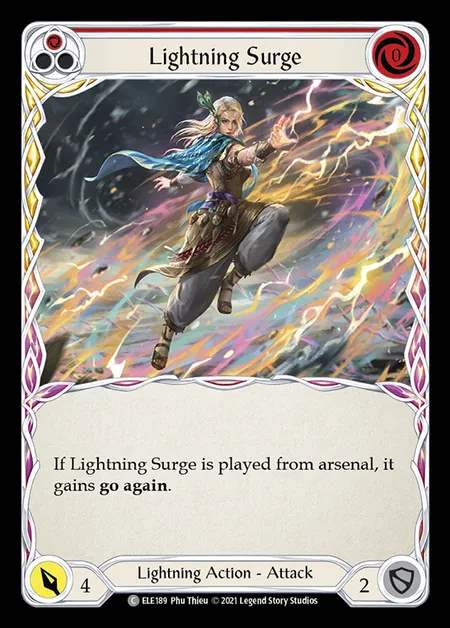 [Lightning] Lightning Surge [1st-ELE189-C] (red)