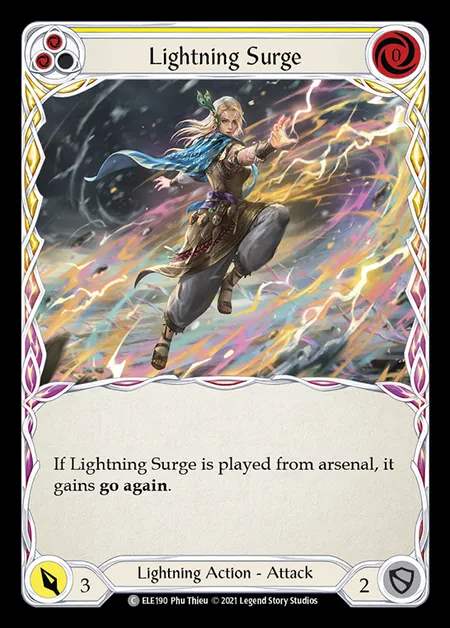[Lightning] Lightning Surge [1st-ELE190-C] (yellow)