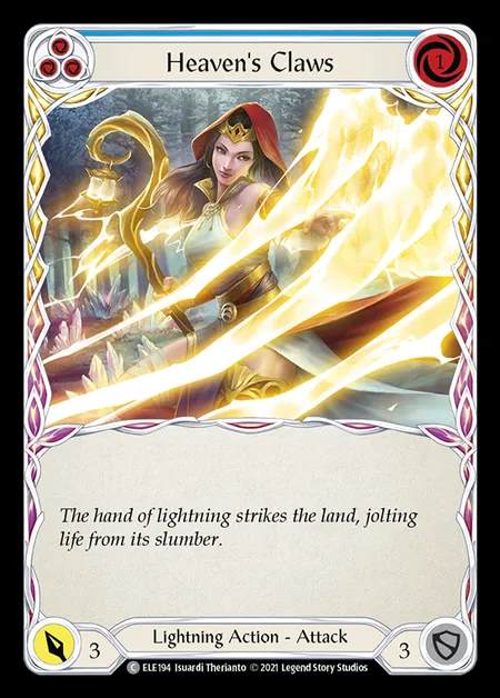 [Lightning] Heaven's Claws [1st-ELE194-C] (blue)