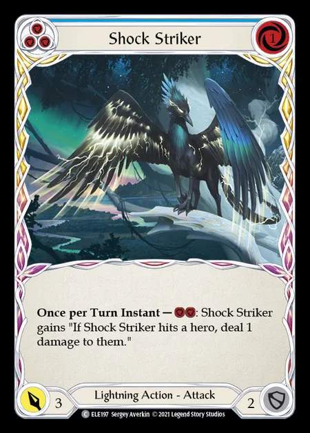 [Lightning] Shock Striker [1st-ELE197-C] (blue)