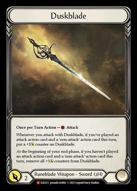 [Runeblade] Duskblade [1st-ELE223-M]