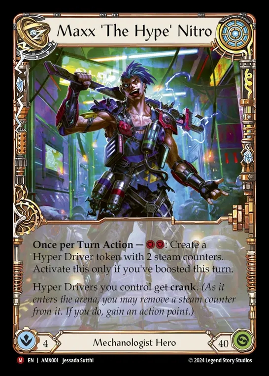 【EN】[Mechanologist] マックス ”ザ・ハイプ” ニトロ/Maxx 'The Hype' Nitro [AMX001-M]
