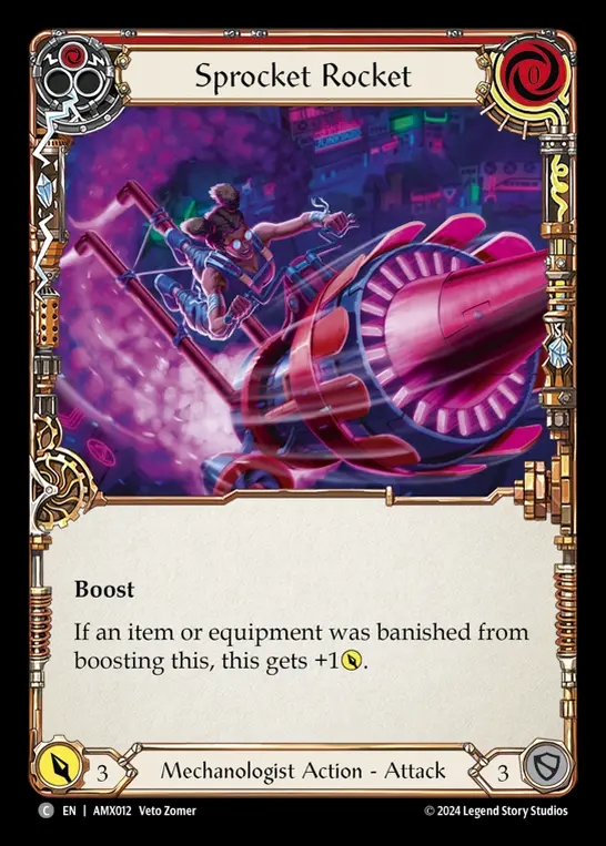 【EN】[Mechanologist] スプラット・ロケット/Sprocket Rocket (red) [AMX012-C]