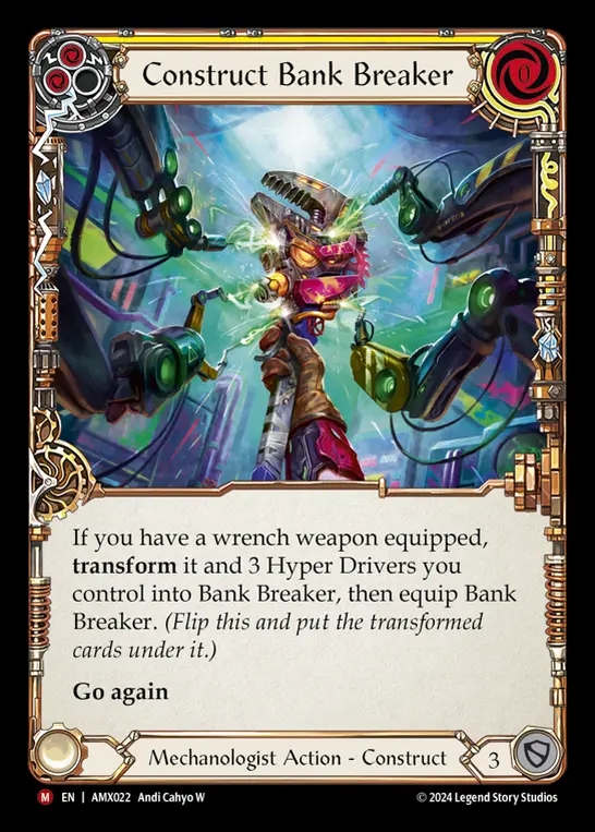 【EN】[Mechanologist] 製造：バンクブレーカー/Construct Bank Breaker [AMX022-M]