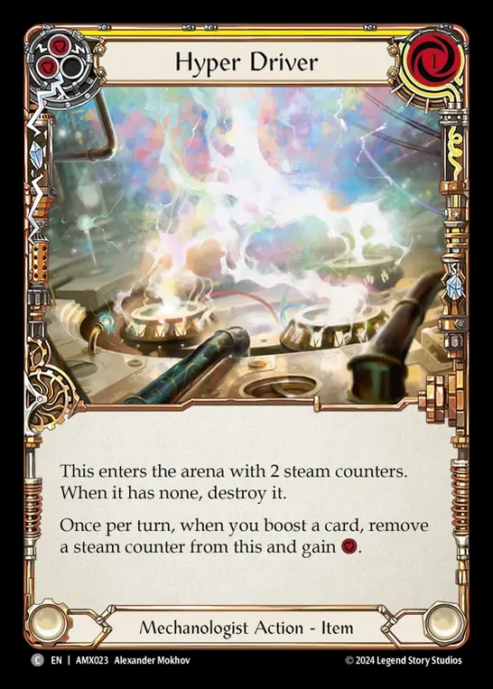 【EN】[Mechanologist] ハイパードライバ/Hyper Driver (yellow) [AMX023-C]