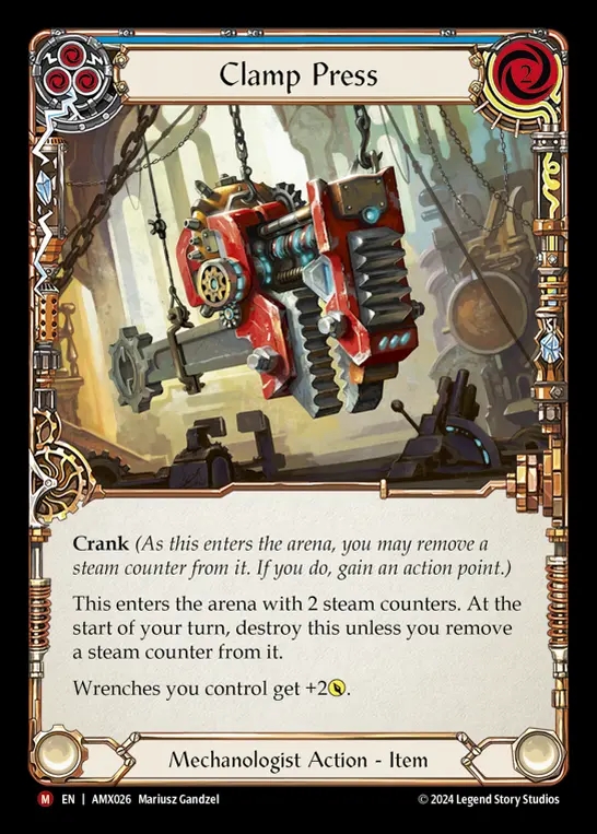 【EN】[Mechanologist] クランププレス/Clamp Press [AMX026-M]
