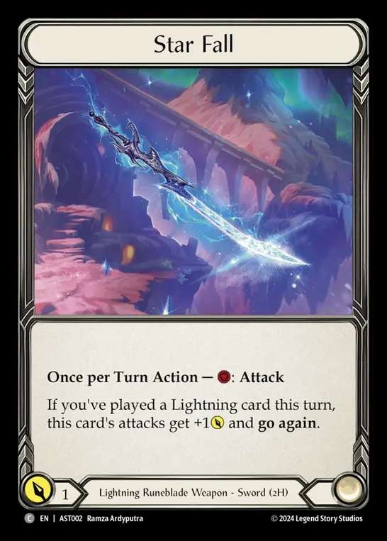 【EN】[Lightning Runeblade] スターフォール/Star Fall [AST002-R]
