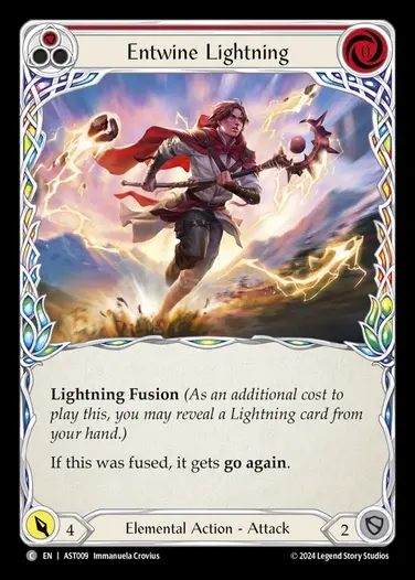 【EN】[Elemental] 稲妻纏い/Entwine Lightning (red) [AST009-C]