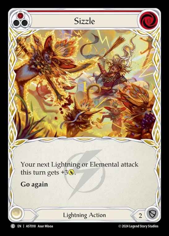 【EN】[Lightning] 爆ぜり/Sizzle (red) [AST018-C]