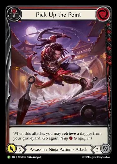 【EN】[Assassin Ninja] 刃先の回収/Pick Up the Point (red) [GEM028-P]