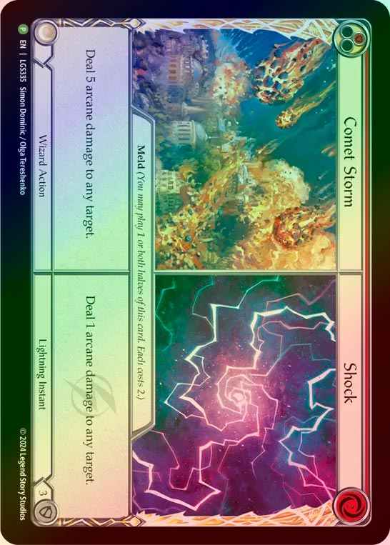【CF】【EN】[Wizard/Lightning] 彗星の嵐+ショック/Comet Storm+Shock [LGS335-P]