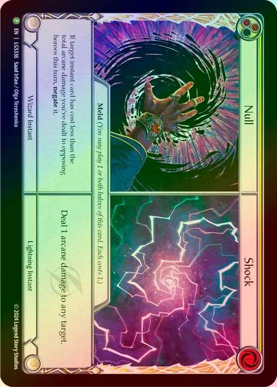 【CF】【EN】[Wizard/Lightning] 虚空+ショック/Null+Shock [LGS336-P]