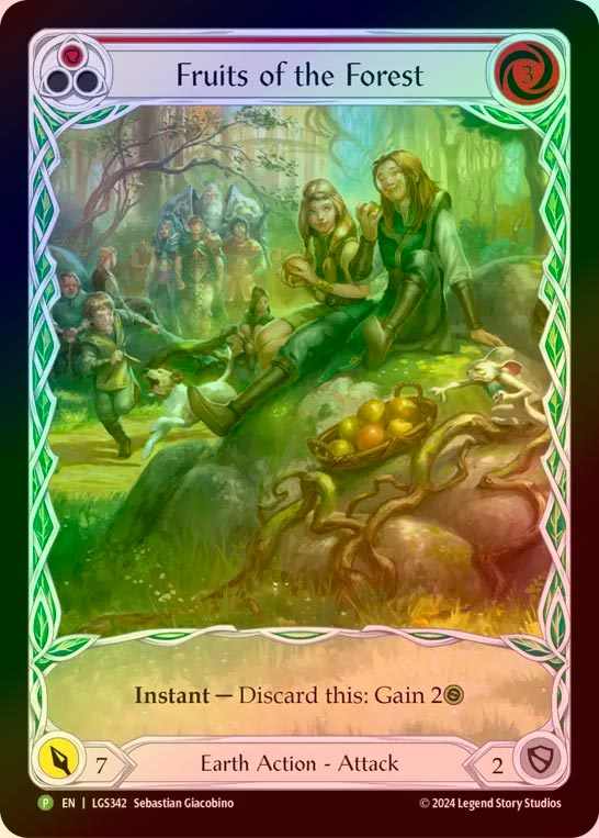 【RF】【EN】[Earth] 森の果実/Fruits of the Forest (red) [LGS342-P]