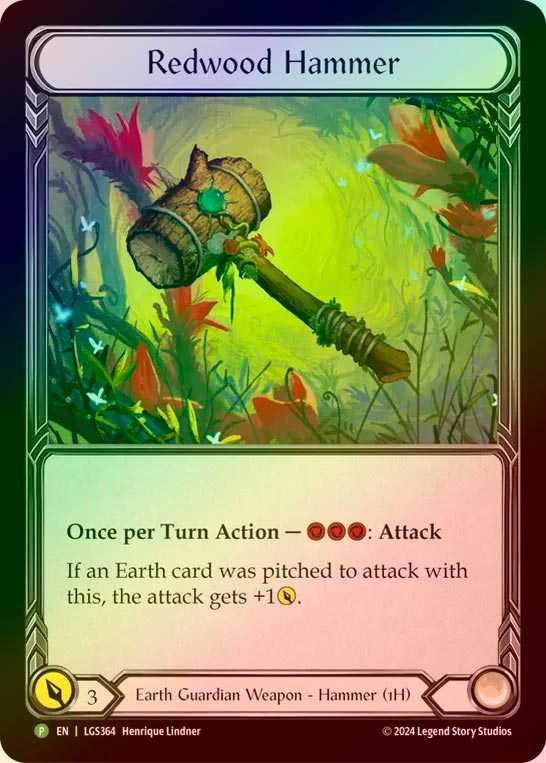 【CF】【EN】[Earth Guardian] レッドウッド・ハンマー/Redwood Hammer [LGS364-P]
