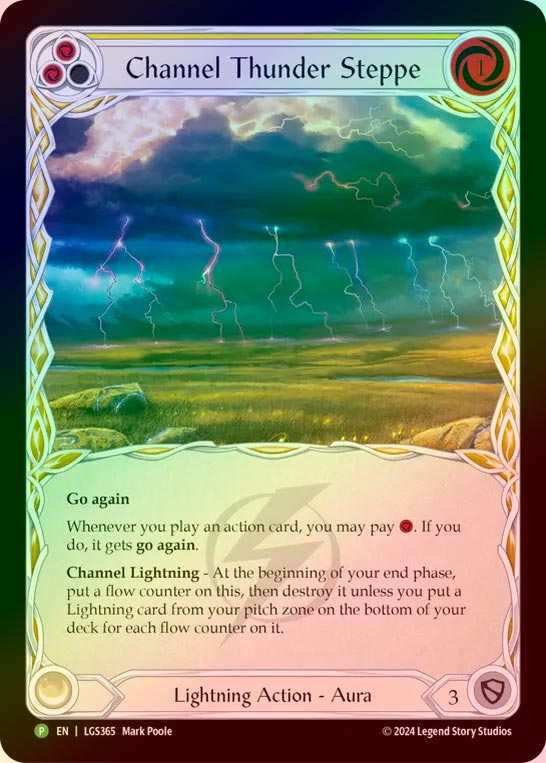 【CF】【EN】[Lightning] 雷平原の導き/Channel Thunder Steppe [LGS365-P]