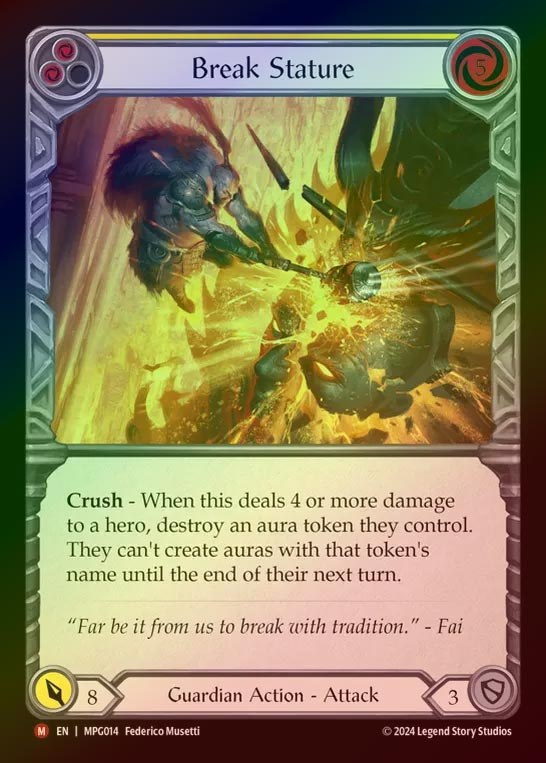 【RF】【EN】[Guardian] 威信の破壊/Break Stature [MPG014-M]