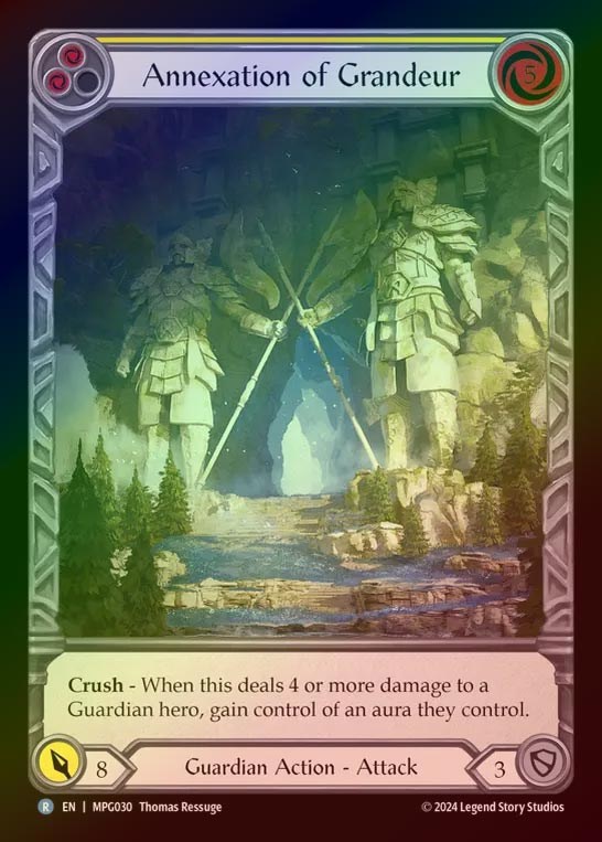 【RF】【EN】[Guardian] 威厳の併合/Annexation of Grandeur(yellow) (Extended Art) [MPG030-R]