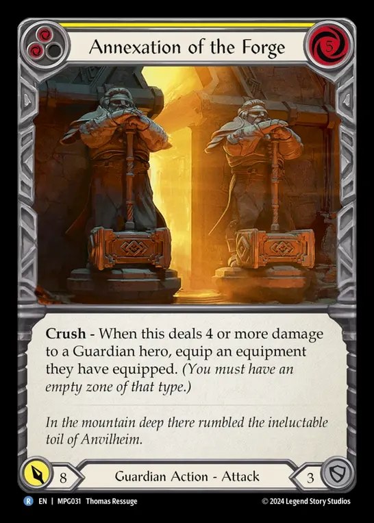 【EN】[Guardian] 火事場の併合/Annexation of the Forge(yellow)  [MPG031-R]