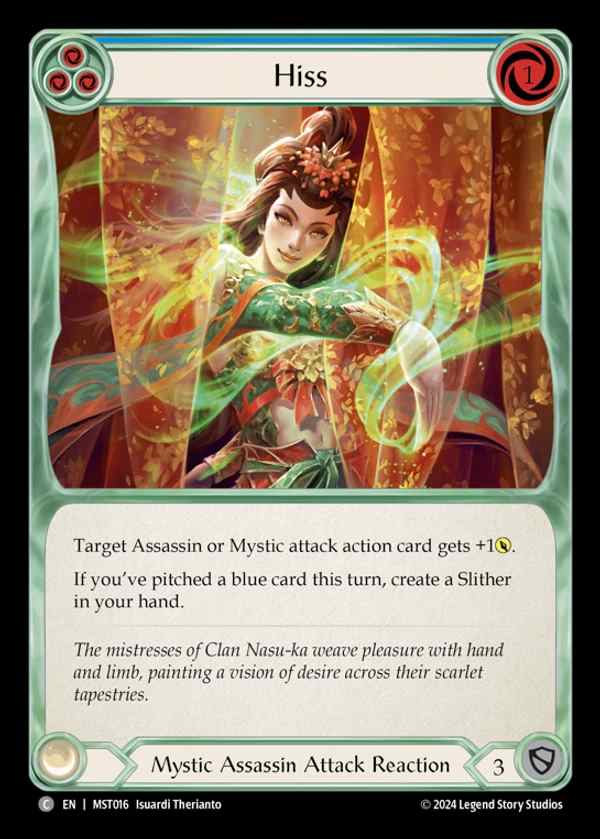 【EN】 [Mystic Assassin] 擦れ音/Hiss (blue) [MST016-C]
