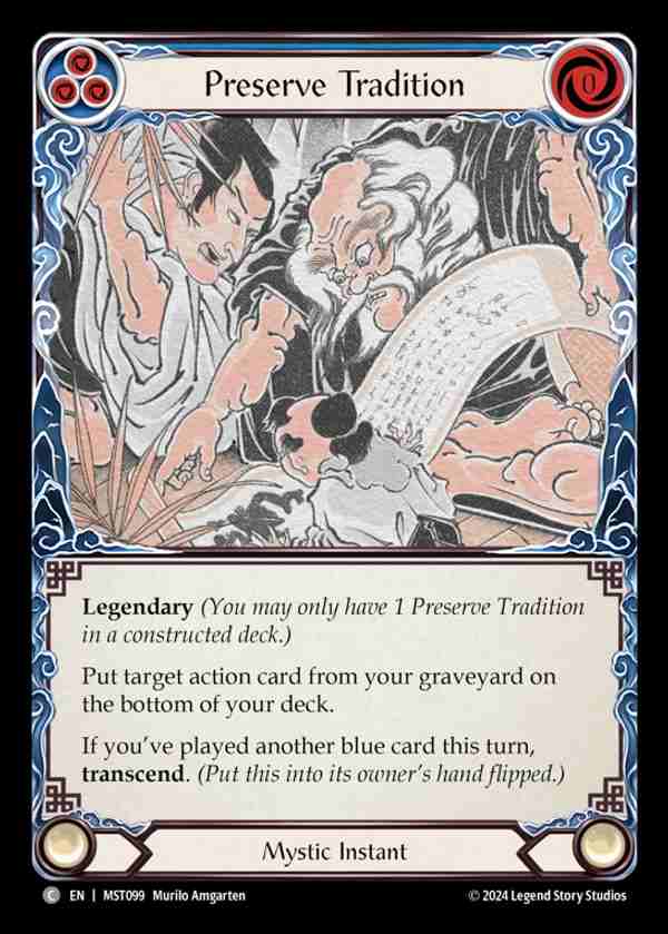 【EN】 [Mystic] 伝統の維持/Preserve Tradition [MST099-C]