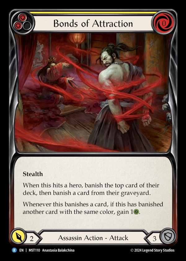 【EN】 [Assassin] 魅了の束縛/Bonds of Attraction (yellow) [MST110-R]