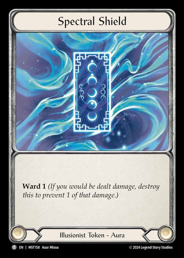 【EN】 [Illusionist] 霊気の盾/Spectral Shield [MST158-T] Blue