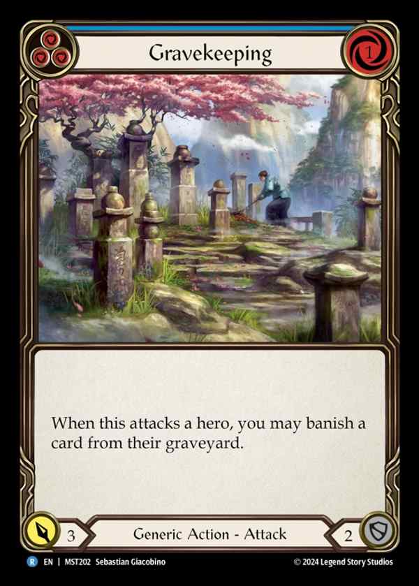 【EN】 [Generic] 墓守り/Gravekeeping (blue) [MST202-R]