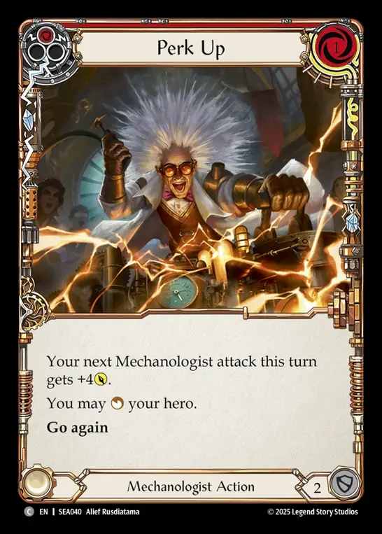 【EN】[Mechanologist] 元気溌剌/Perk Up (red)  [SEA040-C]