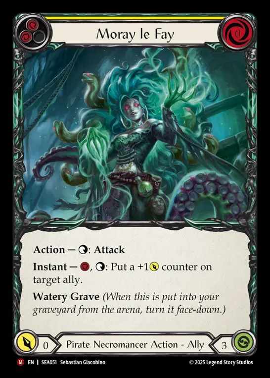 【EN】[Pirate Necromancer] モレイ・ル・フェイ/Moray le Fay [SEA051-M]