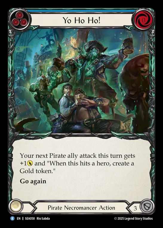 【EN】[Pirate Necromancer] ヨーホッホ！/Yo Ho Ho! (blue)  [SEA058-R]