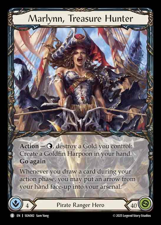 【EN】[Pirate Ranger] トレジャーハンター・マーリン/Marlynn, Treasure Hunter [SEA082-B]