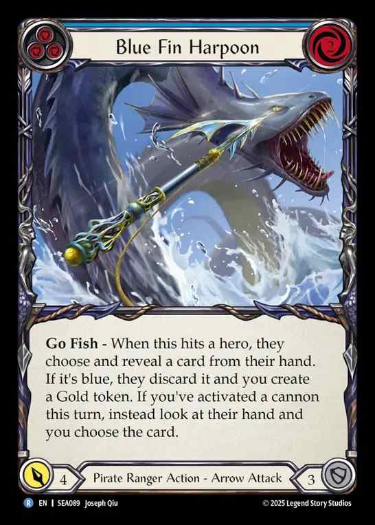 【EN】[Pirate Ranger] 青鰭の銛/Blue Fin Harpoon (blue)  [SEA089-R]